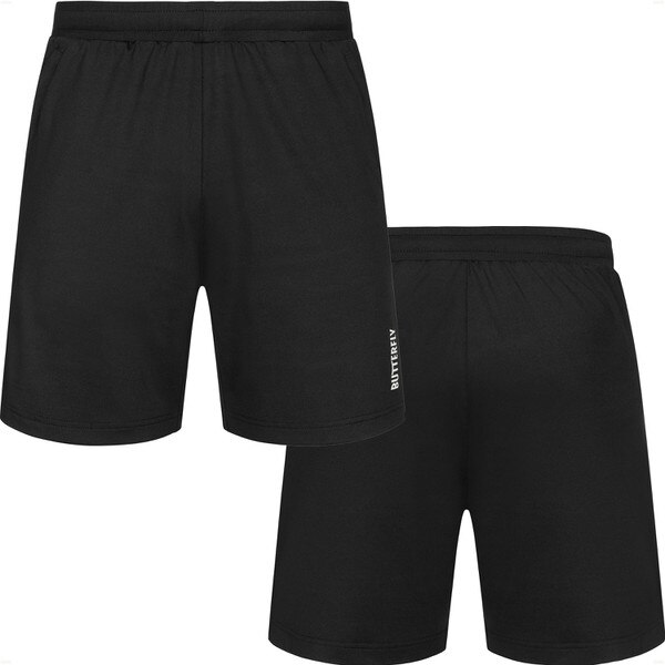 Butterfly Kushiro Shorts - Black - Front/Back